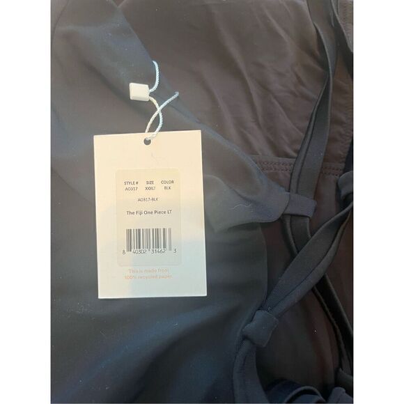 NWT Andie Swim The Fiji One Piece in Black - Picture 7 of 7